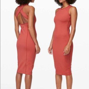 NWOT lululemon picnic play cross back midi dress